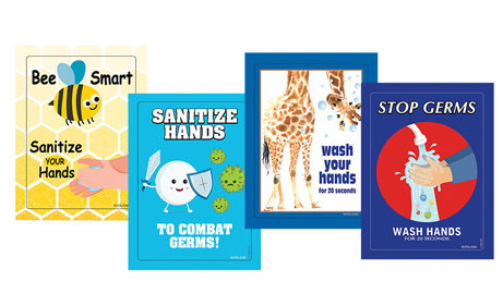 hand washing signs for schools