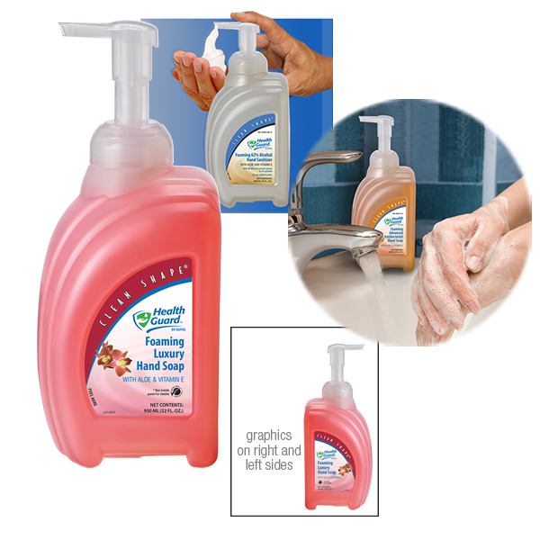 Hand soap & sanitizer - Clean Shape® Pump Bottle for easy dispensing