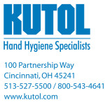 Kutol logo hand Hygiene with address
